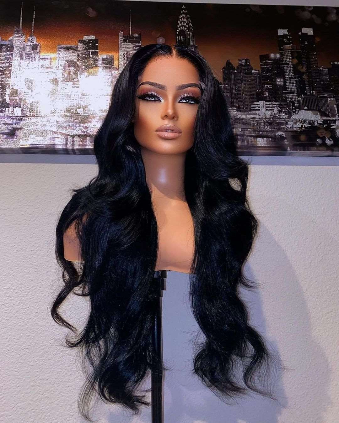 Perruque lace closure Body Waves