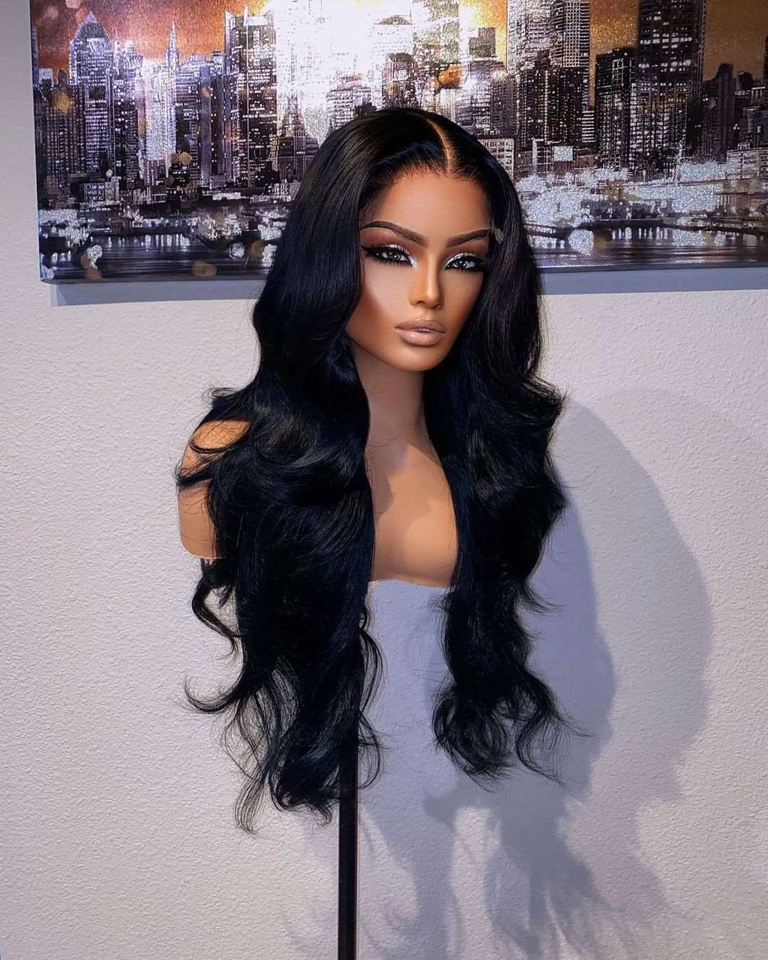 Perruque lace closure Body Waves